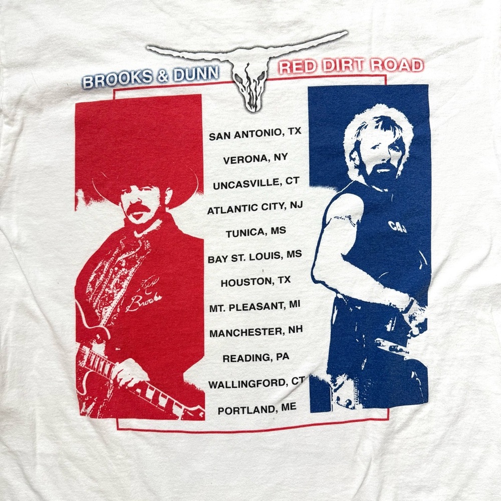 Brooks & Dunn Red Dirt Road T Shirt MED - Picture 4 of 5
